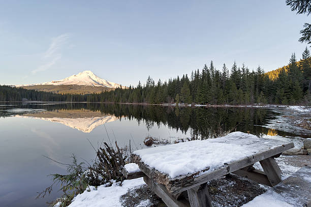 istock Mount Hood Reflection on Trillium Lake 518230540