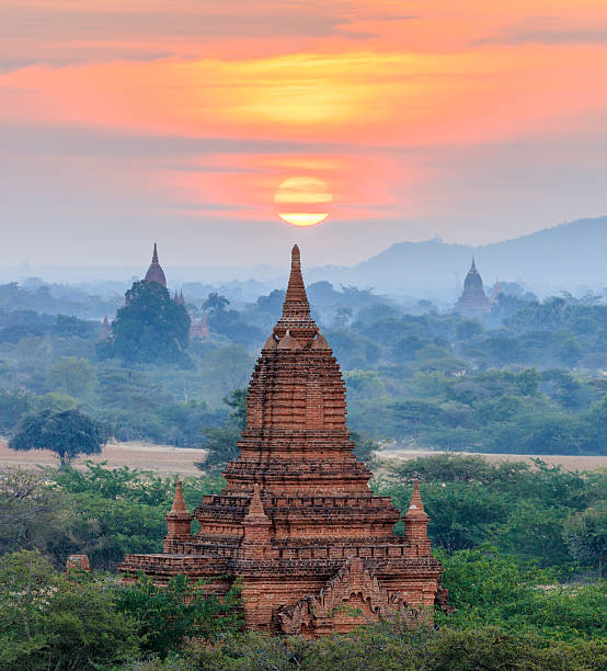 istock The Temples of bagan at sunrise, Bagan, Myanmar 518244860