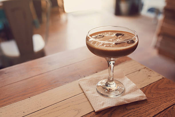 Iced, Chocolate-Kissed Coffee Cocktail