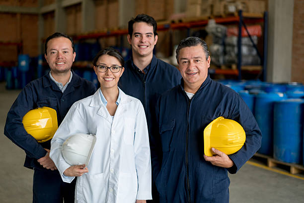 istock People working at a chemical plant 518247448