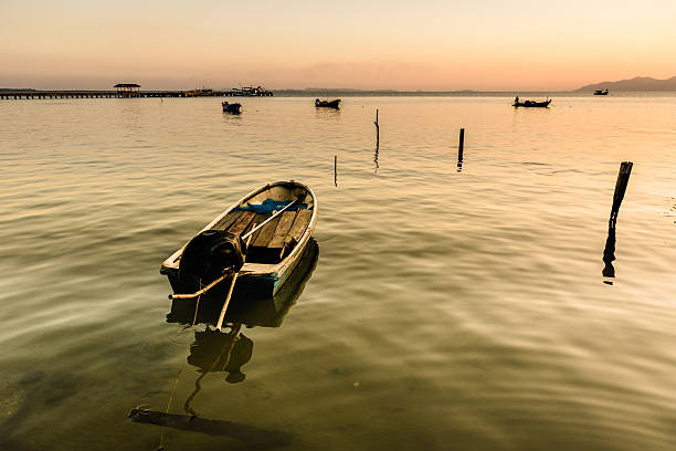 istock Fishing boat in the sea 518250534
