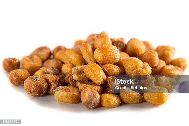 Pile Of Toasted Salted Corn Stock Photo - Download Image Now - Corn, Corn - Crop, Nut - Food