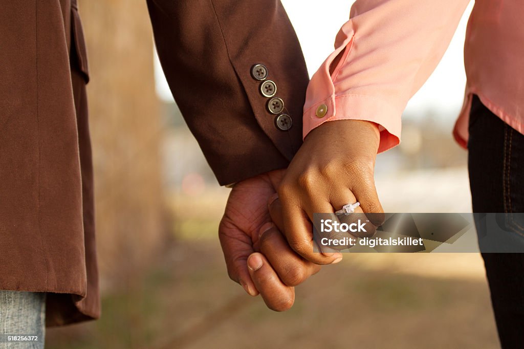 Engagement - Lizenzfrei Hände halten Stock-Foto