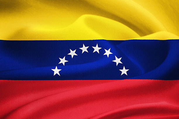 флаг венесуэлы - venezuelan flag стоковые фото и изображения
