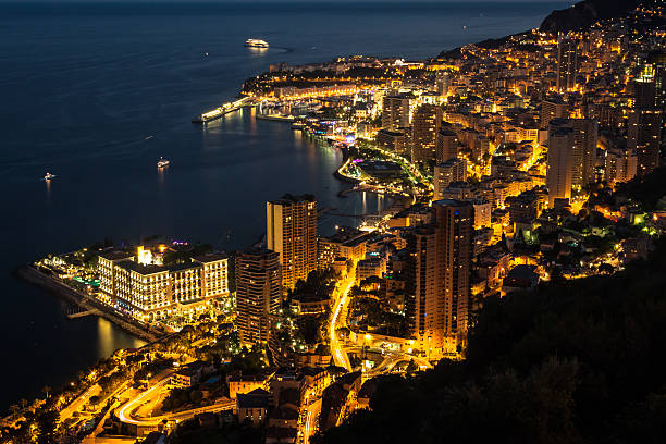 istock Monte Carlo in View of Monaco at night 518260037