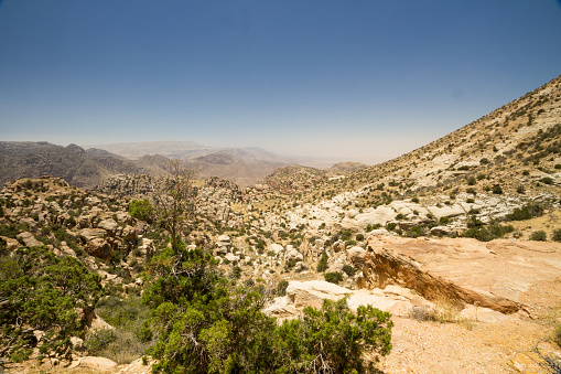 A view from a walk around Rummana Camp near Dana village, Jordan.