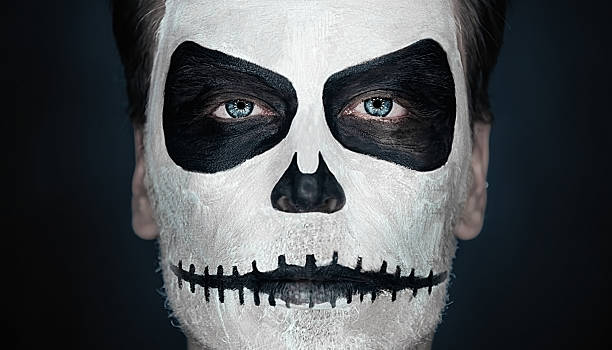 Maquillaje Calavera Hombre - Banco de fotos e imágenes de stock - iStock Maquillaje Calavera Hombre - Banco de fotos e imágenes de stock - iStock