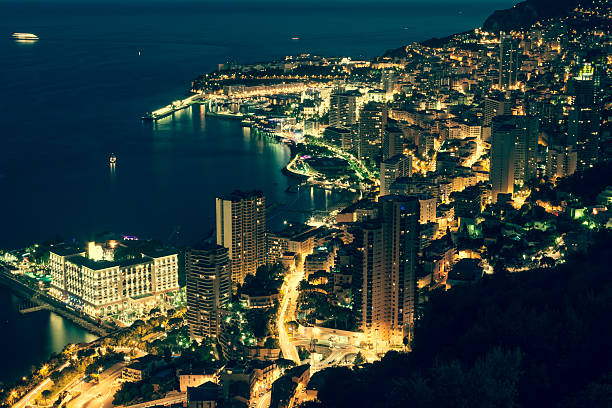 istock Monte Carlo in View of Monaco at night 518264059