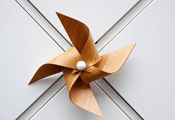 istock Wooden windmill toy 518274745