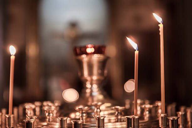 istock Candles in Church 518276325