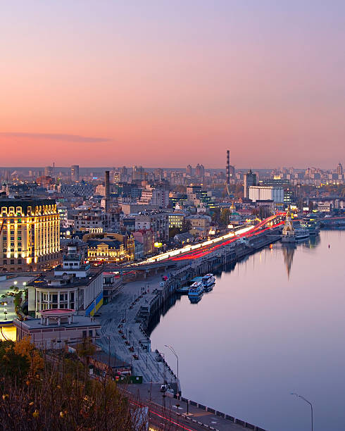 istock Kiev aerial view, Ukraine 518280894
