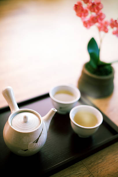 de té - tea chinese tea japan green tea fotografías e imágenes de stock