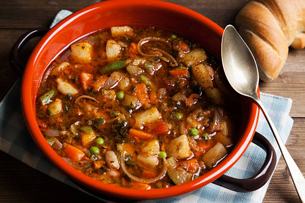 istock minestrone soup prepared on the pot 518286444