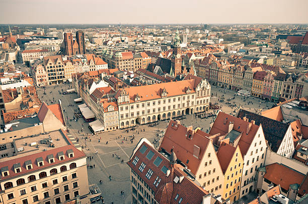 istock Town square in Wroclaw, Poland 518293451