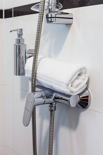 istock Hotel Bathroom in White Tones 518296881