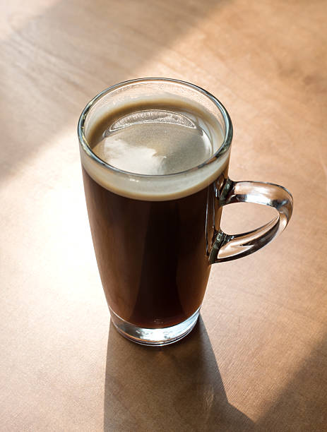 istock Hot coffee (americano) on the table in the morning 518303794