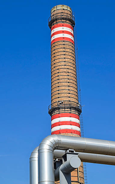 istock Pipeline and smoke stack of the power plant 518306873