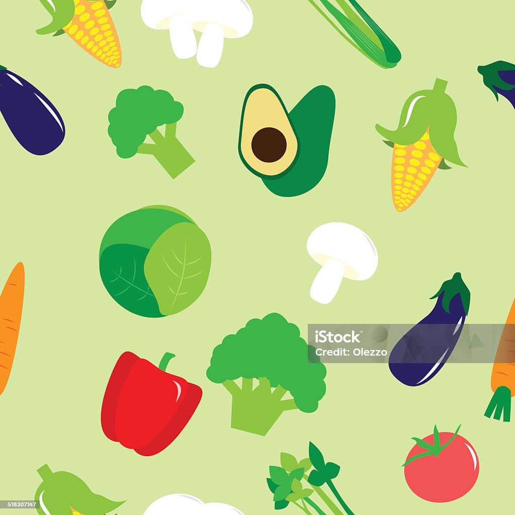 Vector seamless background of vegetables. Healthy lifestyle. Healthy food. Arranging stock vector