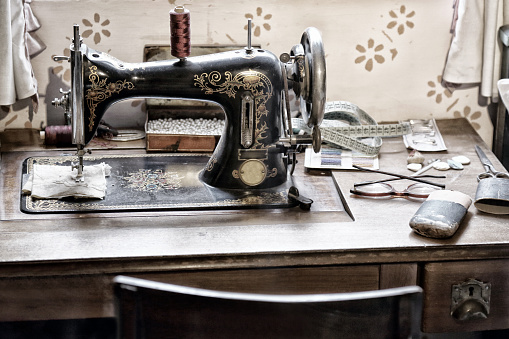 Old sewing machine