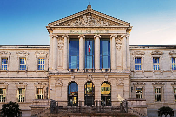 Courthouse Palais de Justice law courts, Nice, France