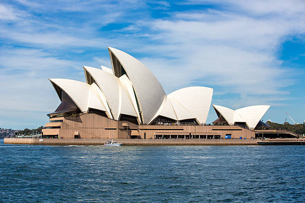 el teatro de la ópera de sydney - sydney australia sydney opera house australia sydney harbor fotografías e imágenes de stock