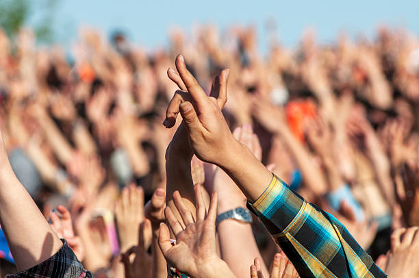 istock hand with love gesture in festival 518322198