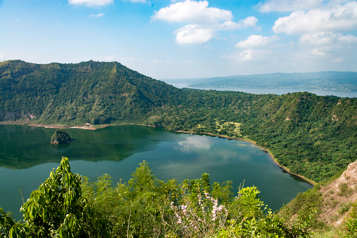 Taal Volcano Island Philippines close to the city of Tagaytay
