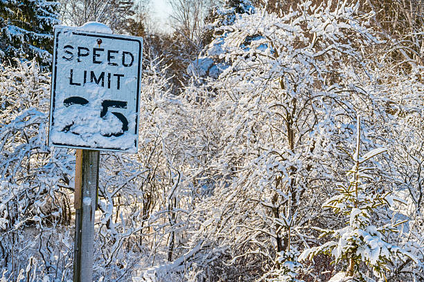 istock Speed Limit twentyfive, but today a little slower than that 518325062