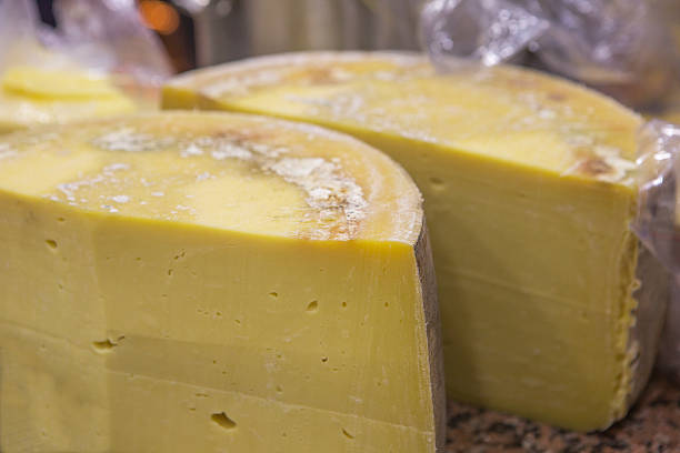 Famous traditional Cheddar cheese rolls at Kars Turkey