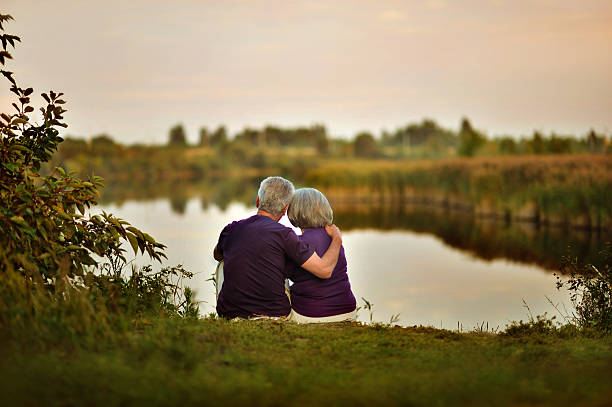 istock Happy senior couple 518332824