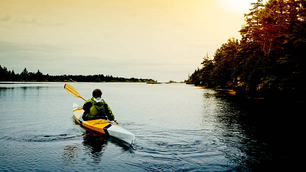 Senior Woman Kayaking