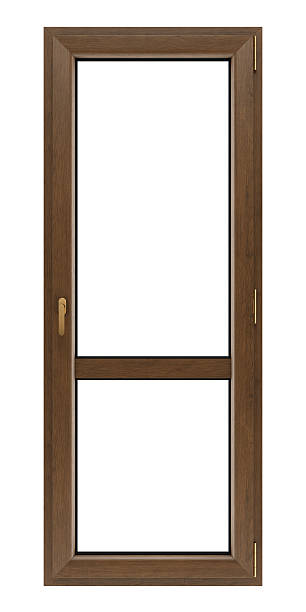 istock brown wooden window isolated on white background 518344566