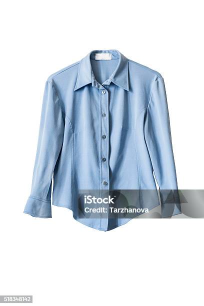 Blouse Stock Photo - Download Image Now - Blouse, Cut Out, Blue