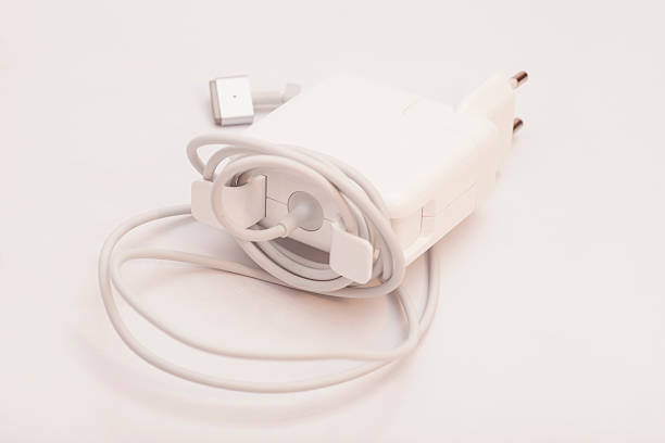 istock Electrical adapter to USB port on a white background 518350286