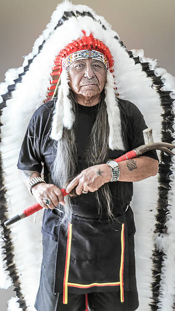 istock Hopi Elder in Headdress 518351293