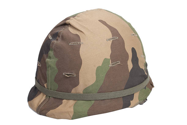istock US Army helmet with woodland pattern camouflage cover 518351771