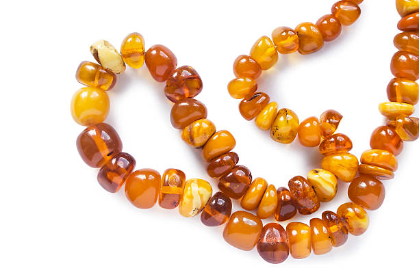 amber - bead jewelry drop stone imagens e fotografias de stock