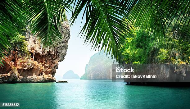 Tropical Sea And Rocks Stock Photo - Download Image Now - Tropical Climate, Beach, Thailand