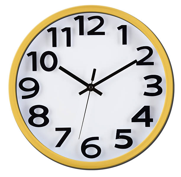 istock Wall clock isolated on white. Ten past ten. 518360668