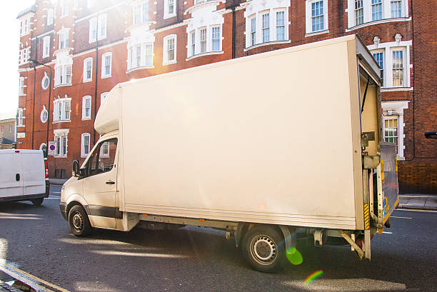 istock Delivery truck 518361588
