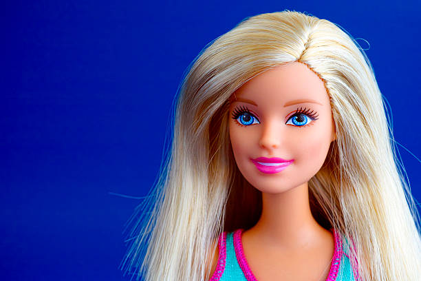 Barbie doll portrait stock photo