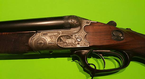 istock Close Up of an Engraved Gun 518372070