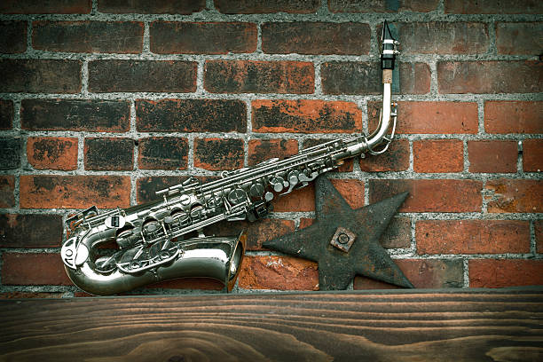 istock Jazz Saxophone Grunge 518372106