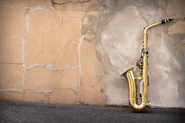 istock Jazz Saxophone Grunge 518372144