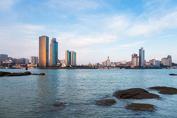 istock xiamen skyline at dusk 518377733