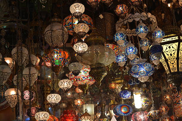 istock Turkish Mosaic lamps 518378415