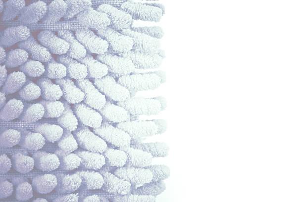abstract background of gray micro fiber  fabric with blank space on the right side