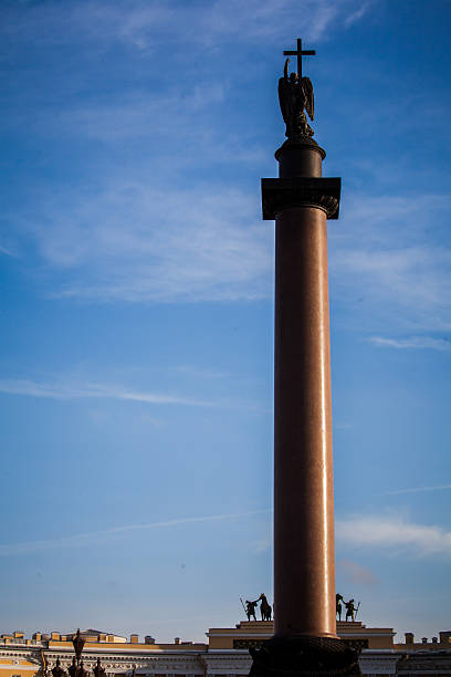 istock Alexander Column and Palace Square, St Ptersburg 518378857