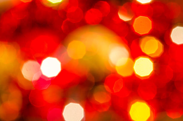 Christmas background, with a bukeh effect. stock photo