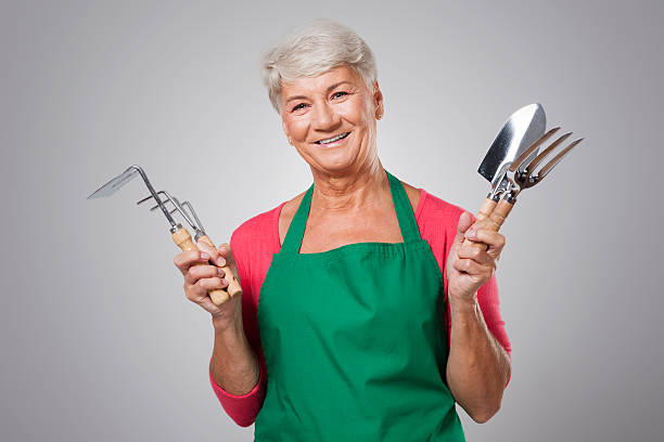 istock Work in the garden is a pleasure for me 518380431